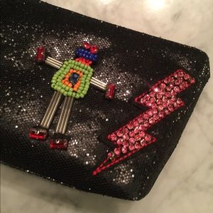 NWT Betsey Johnson 🤖 Makeup Bag